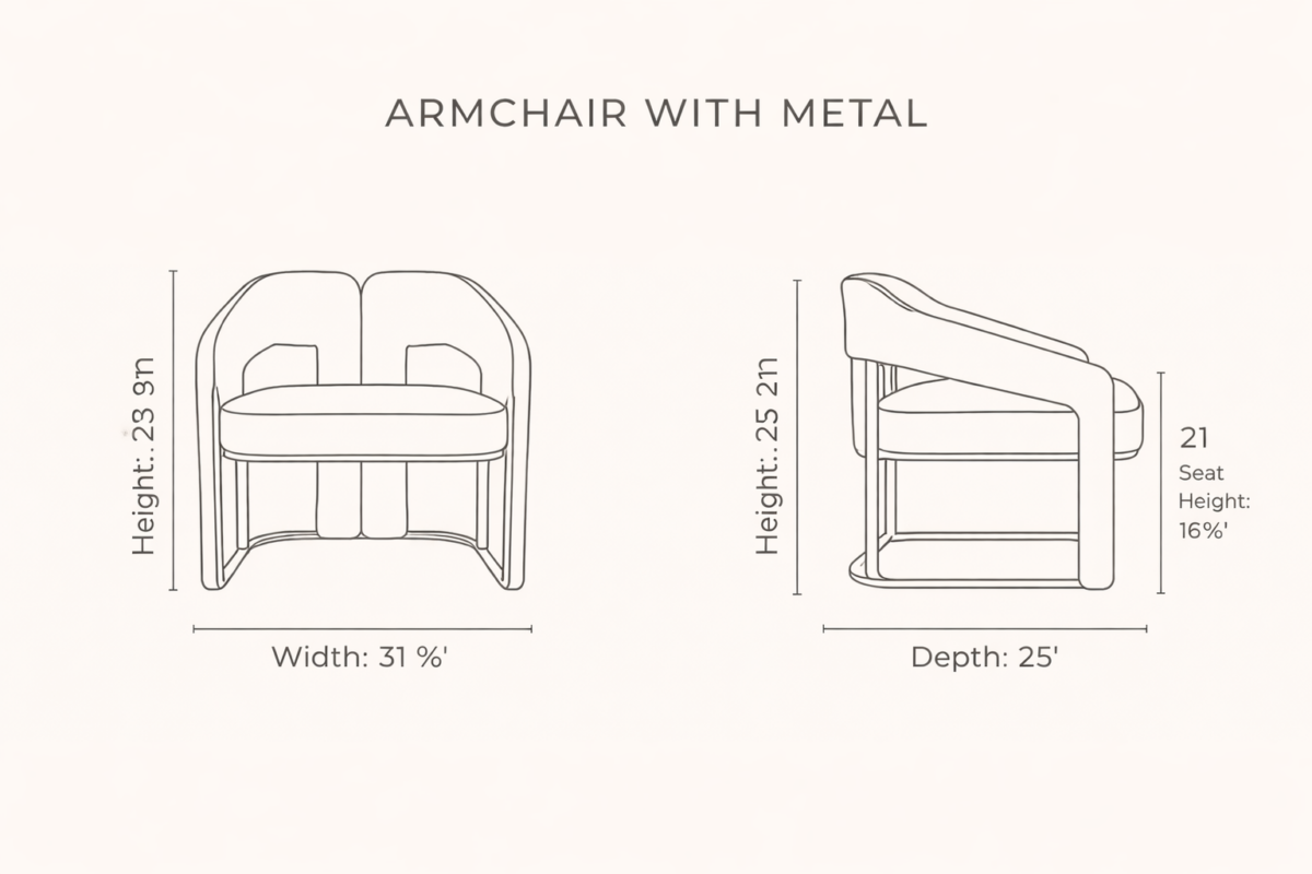 CEDAR Chair with Metal