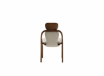 EMBER Wood Neck Dining Chair - Image 3