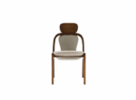EMBER Wood Neck Dining Chair - Image 2