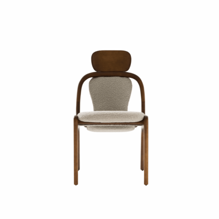 EMBER Wood Neck Dining Chair