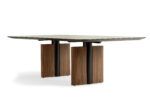 SLANT Marble Top Dining Table - Image 5