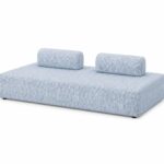 LARSON Ottoman with 2 Roll Cushion