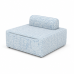 LARSON Ottoman with 1 Roll Cushion