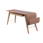 ORBIT Oak or Walnut Drawer Desk