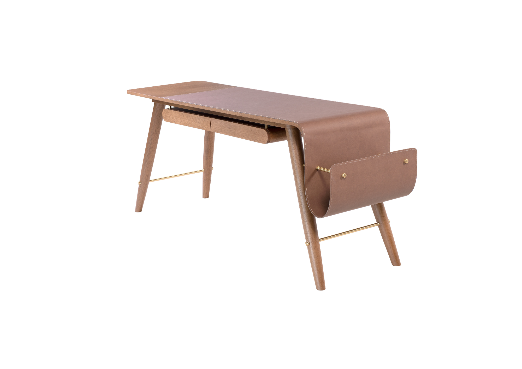 obritdesk1 ORBIT Oak or Walnut Drawer Desk - Image 1