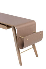ORBIT Oak or Walnut Drawer Desk - Image 4