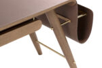 ORBIT Oak or Walnut Drawer Desk - Image 8