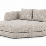 HOLLOW Angled Chaise with Arm