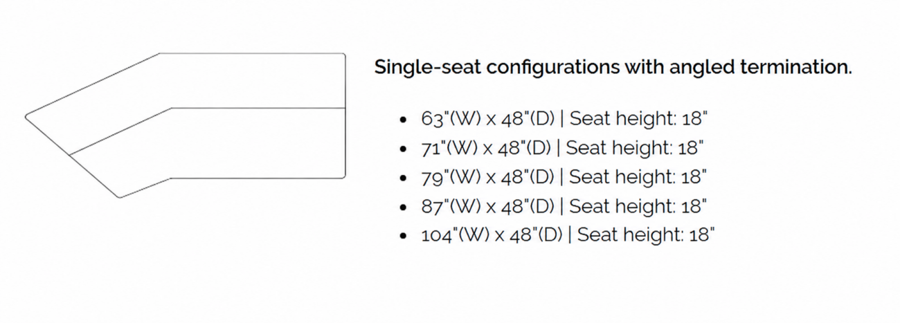 KELVO Angled Seater