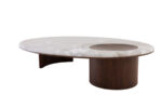 NESSAJ Marble Top Coffee Table - Image 3