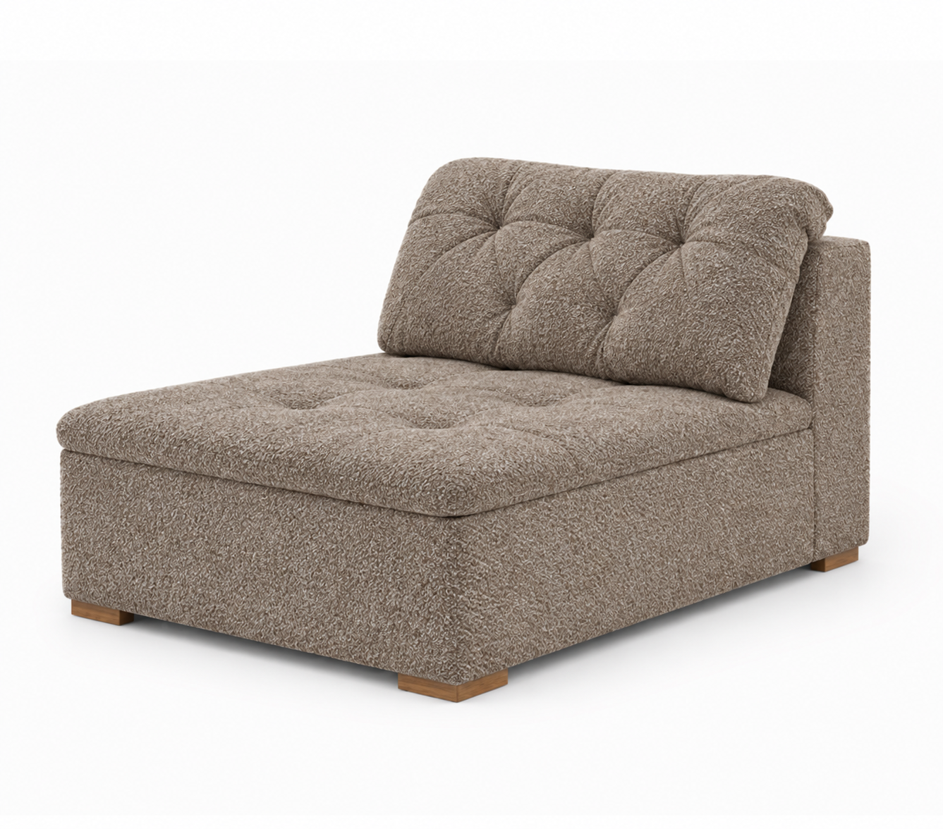 brad 1 BRAD Retractable Armless Chaise - Image 1