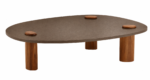 CHARGER Metal Top Coffee Table - Image 2