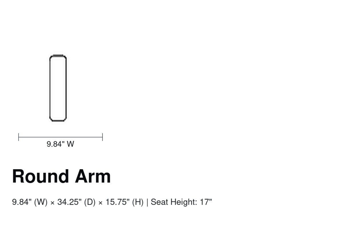 ARINA Round Arm