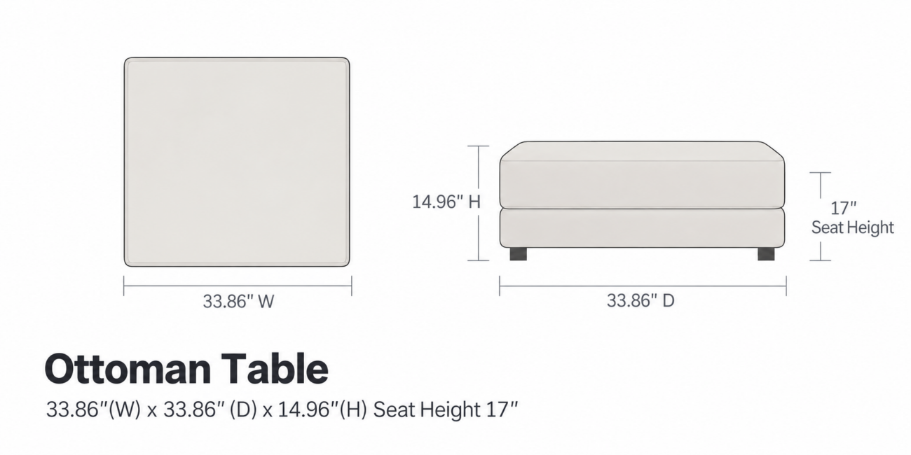 ARINA Ottoman Table