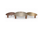 CHARGER Metal Top Coffee Table