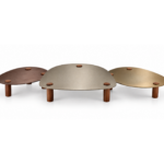 CHARGER Metal Top Coffee Table