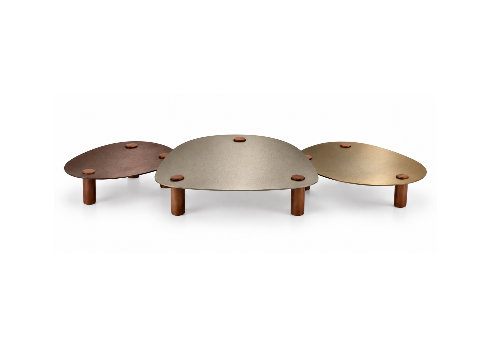 CHARGER METALLIC CHARGER Metal Top Coffee Table - Image 1
