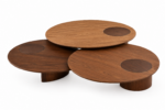 NESSAJ Laminated Top Coffee Table