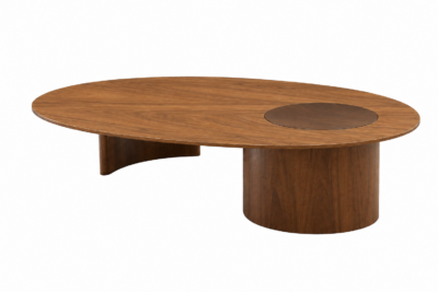 NESSAJ Laminated Top Coffee Table