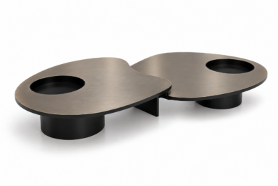 CEE Metallic Top Coffee Table