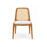 DERA Straw with Fabric Dining Chair