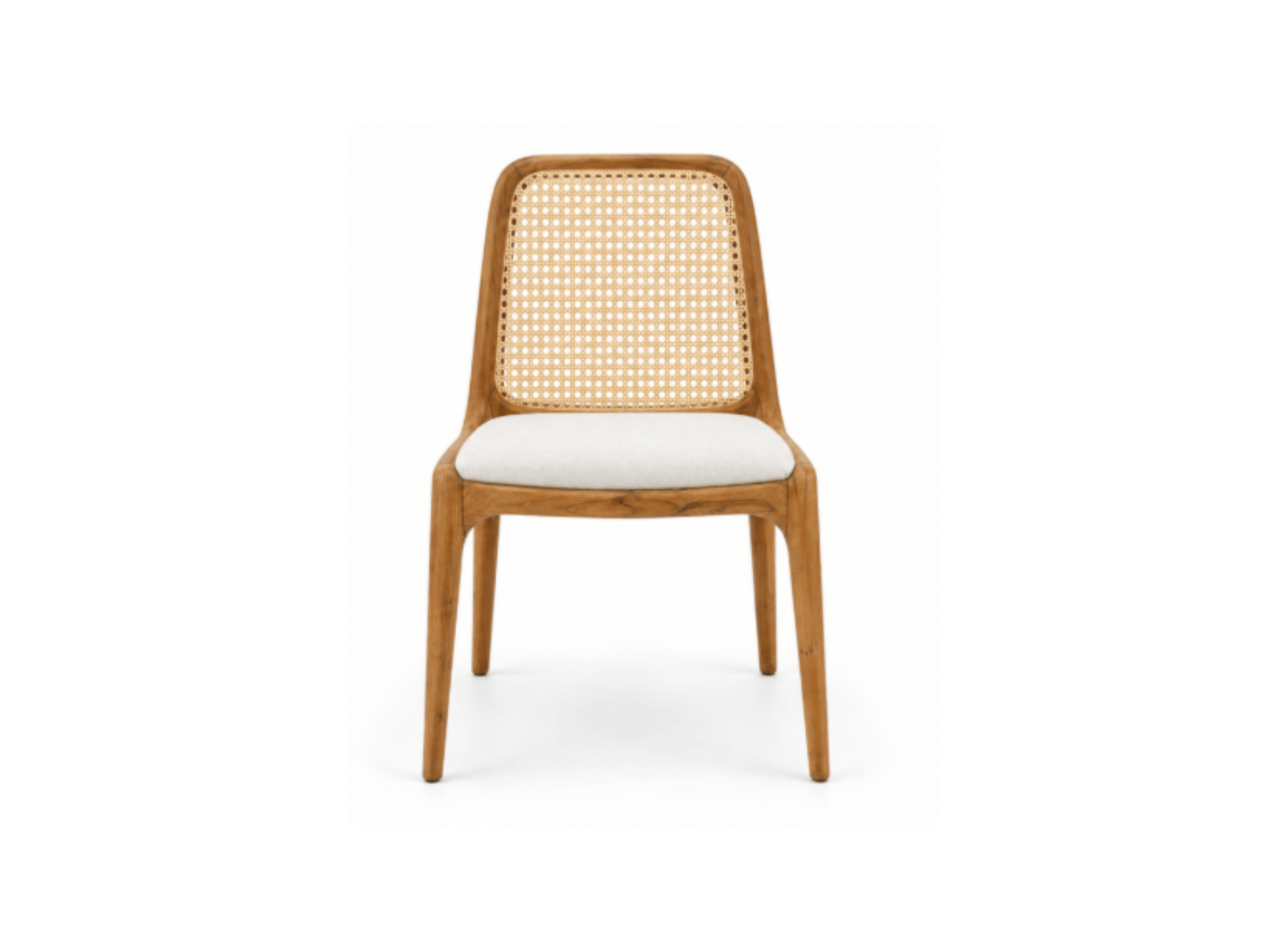 dera DERA Straw with Fabric Dining Chair - Image 1