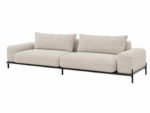 RETREAT Sofa with Arms and 2 Back Fiber Cushions