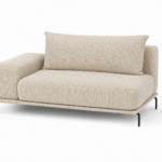 RETREAT Seater with 1 Arm and 1 Fiber Back Cushion