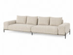 RETREAT Sofa with Arms and 4 Back Fiber Cushion