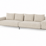 RETREAT Sofa with Arms and 4 Back Fiber Cushion