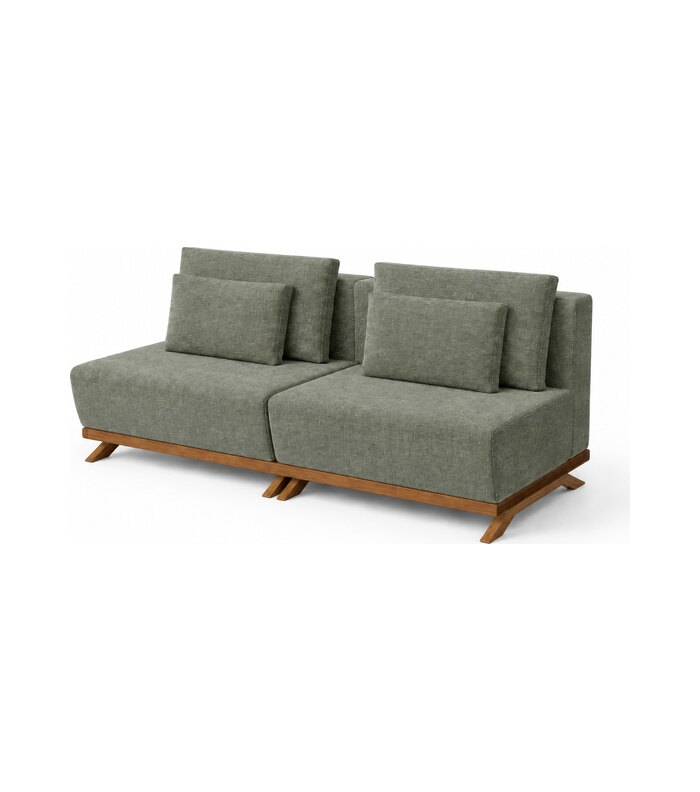 RIDLEY 2 Seater Armless