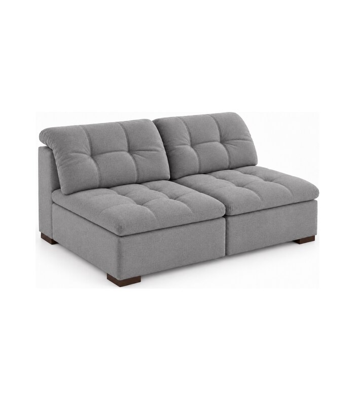 NELLA 2 Seater Armless