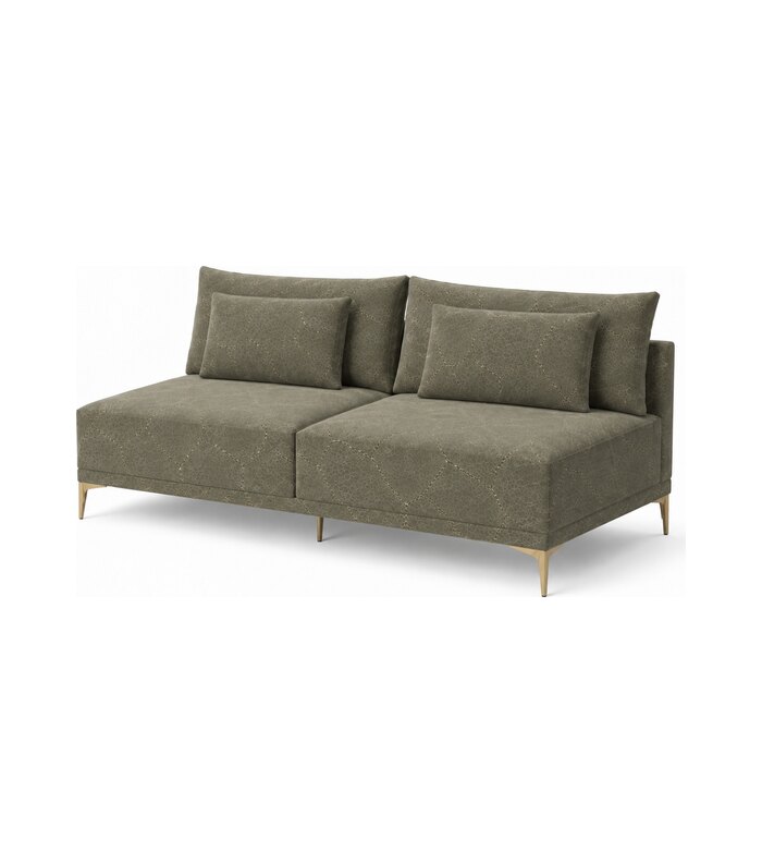 LOUIS 2 Seater Armless