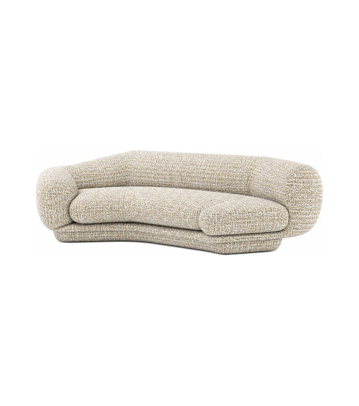CYLUS Seater Curved with 1 Arm and Angled End