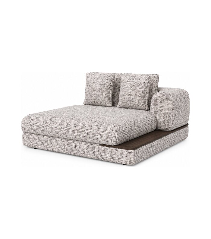 HOLLOW Chaise with Arm and Table