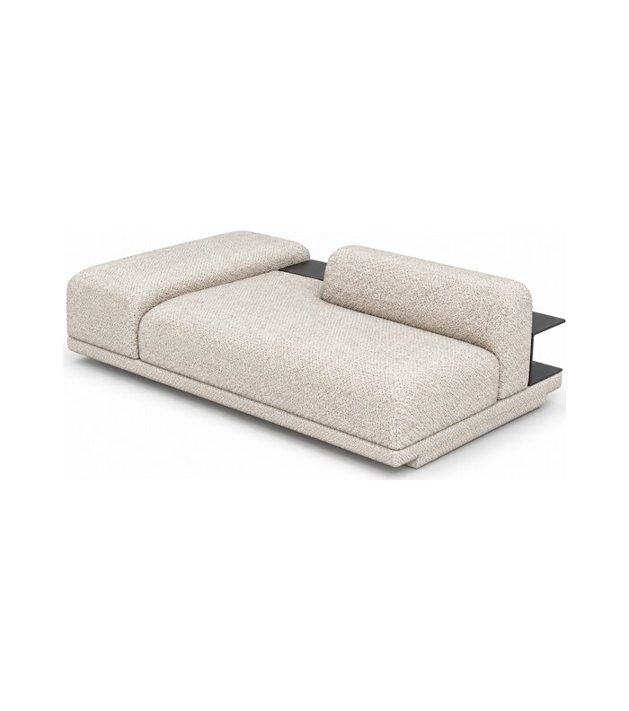 VIVIAN Seater with Wide Arm, Ottoman and Back Table