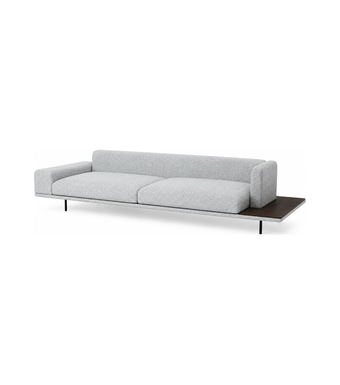 LONDON Sofa with High and Low Arm and Table
