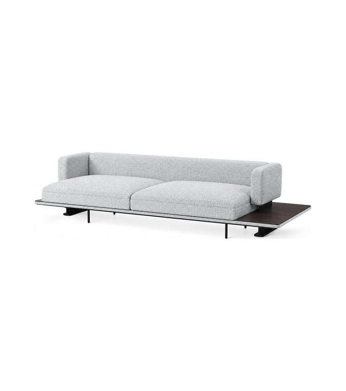 LONDON Sofa with High Arms and Table