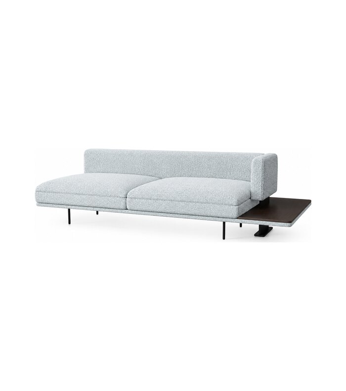 LONDON 2 Seater with 1 High Arm and Table