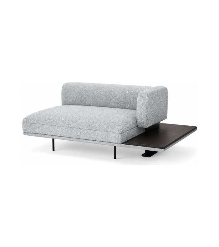 LONDON Seater with 1 High Arm and Table