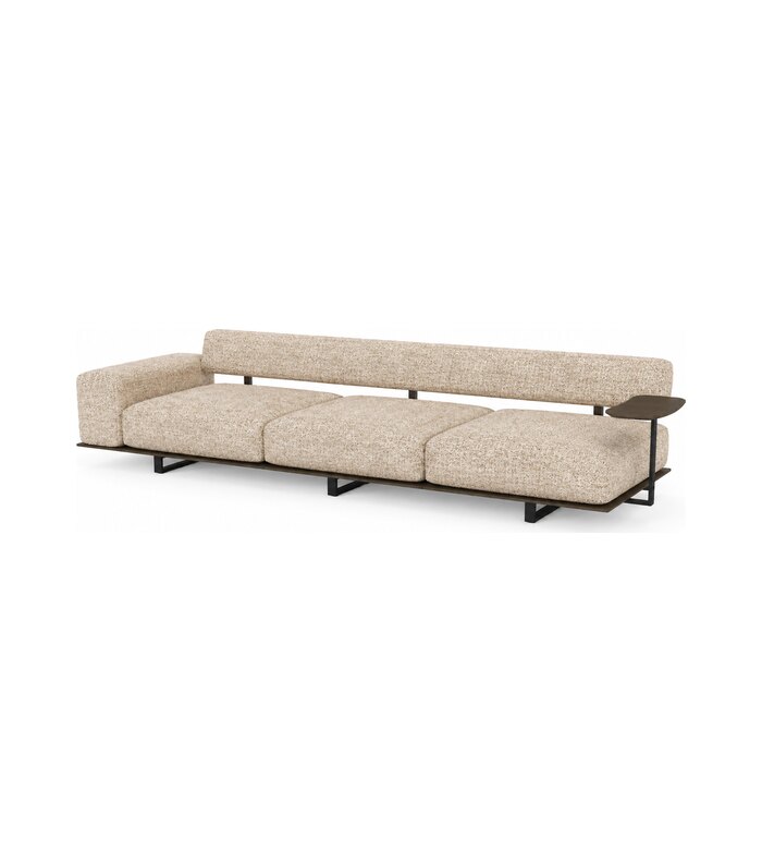FLYNN 3 Seater Sofa with 1 Arm and Table