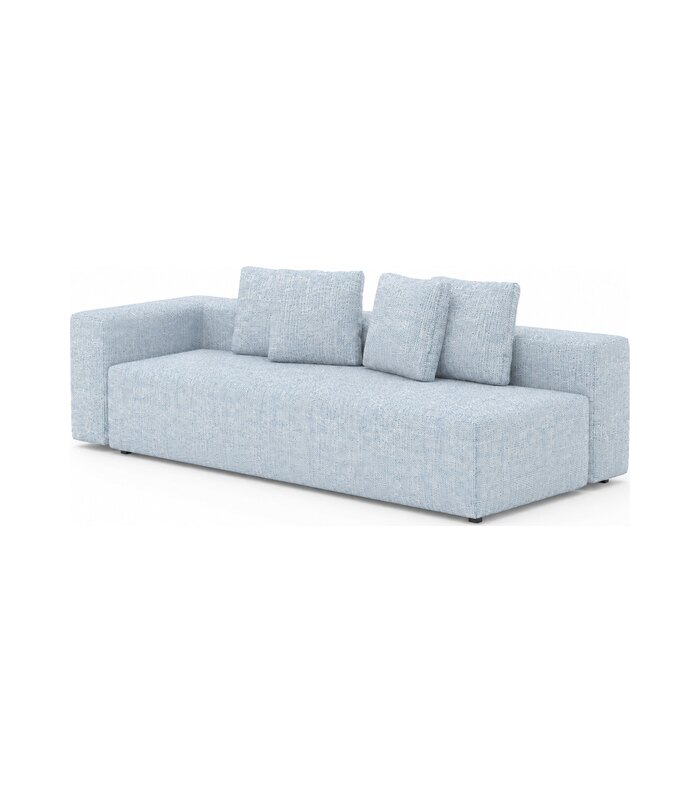 LARSON Angled Seater with 1 Arm and Cushion