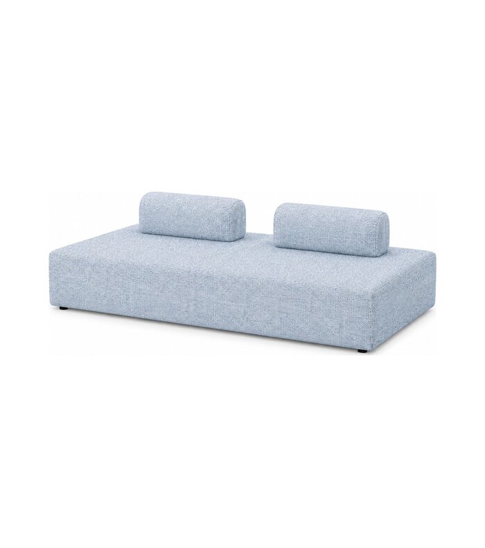 LARSON Ottoman with 2 Roll Cushion
