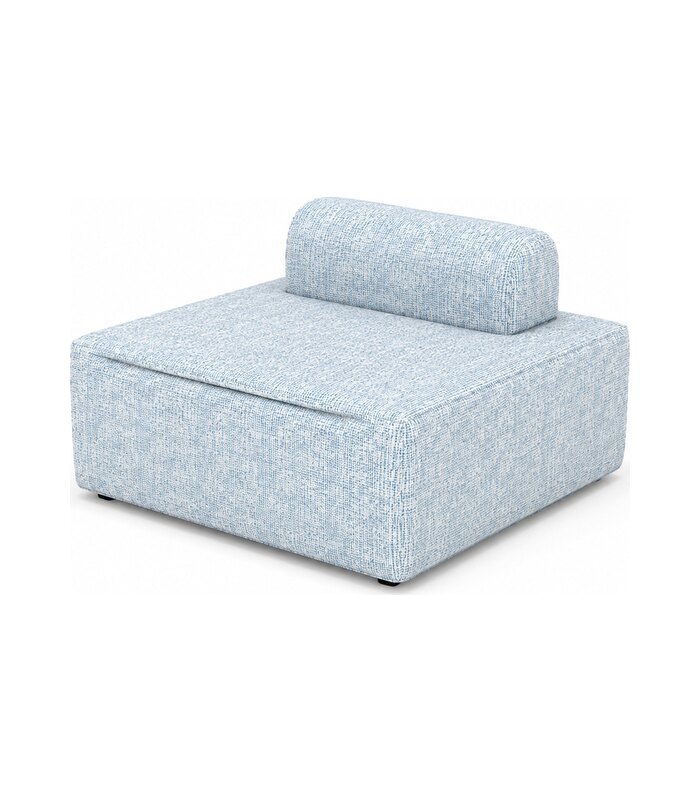LARSON Ottoman with 1 Roll Cushion