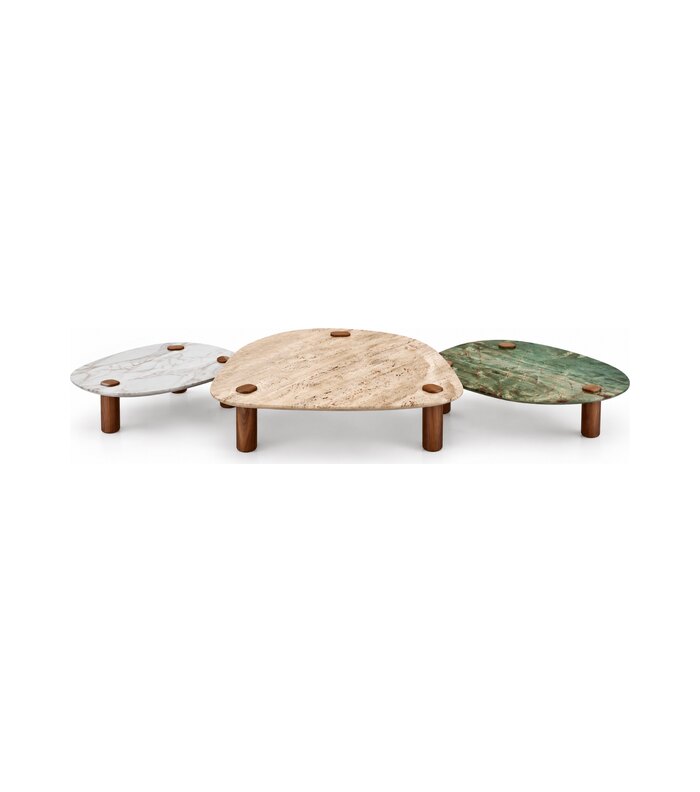 CHARGER Marble Top Coffee Table