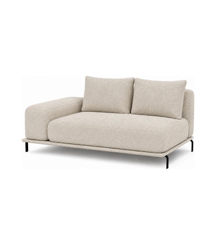 RETREAT 1 Seater with Arm and 2 Fiber Back Cushion