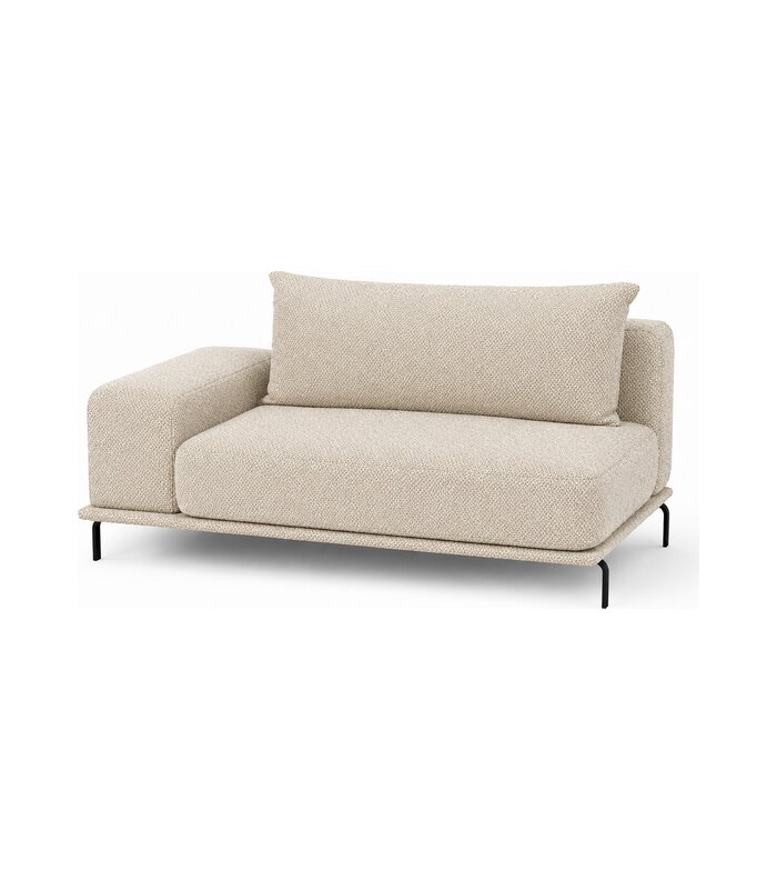 RETREAT Seater with 1 Arm and 1 Fiber Back Cushion