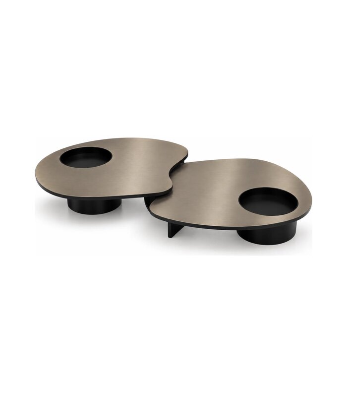 CEE Metallic Top Coffee Table